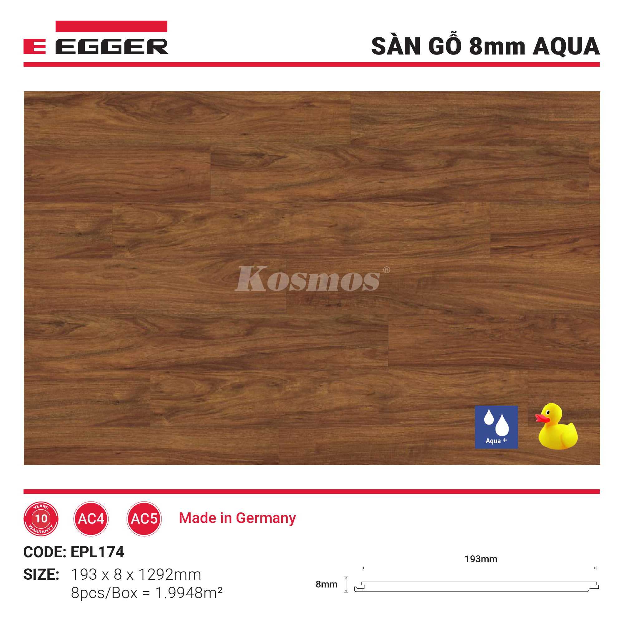 EPL174 Sàn gỗ Egger
