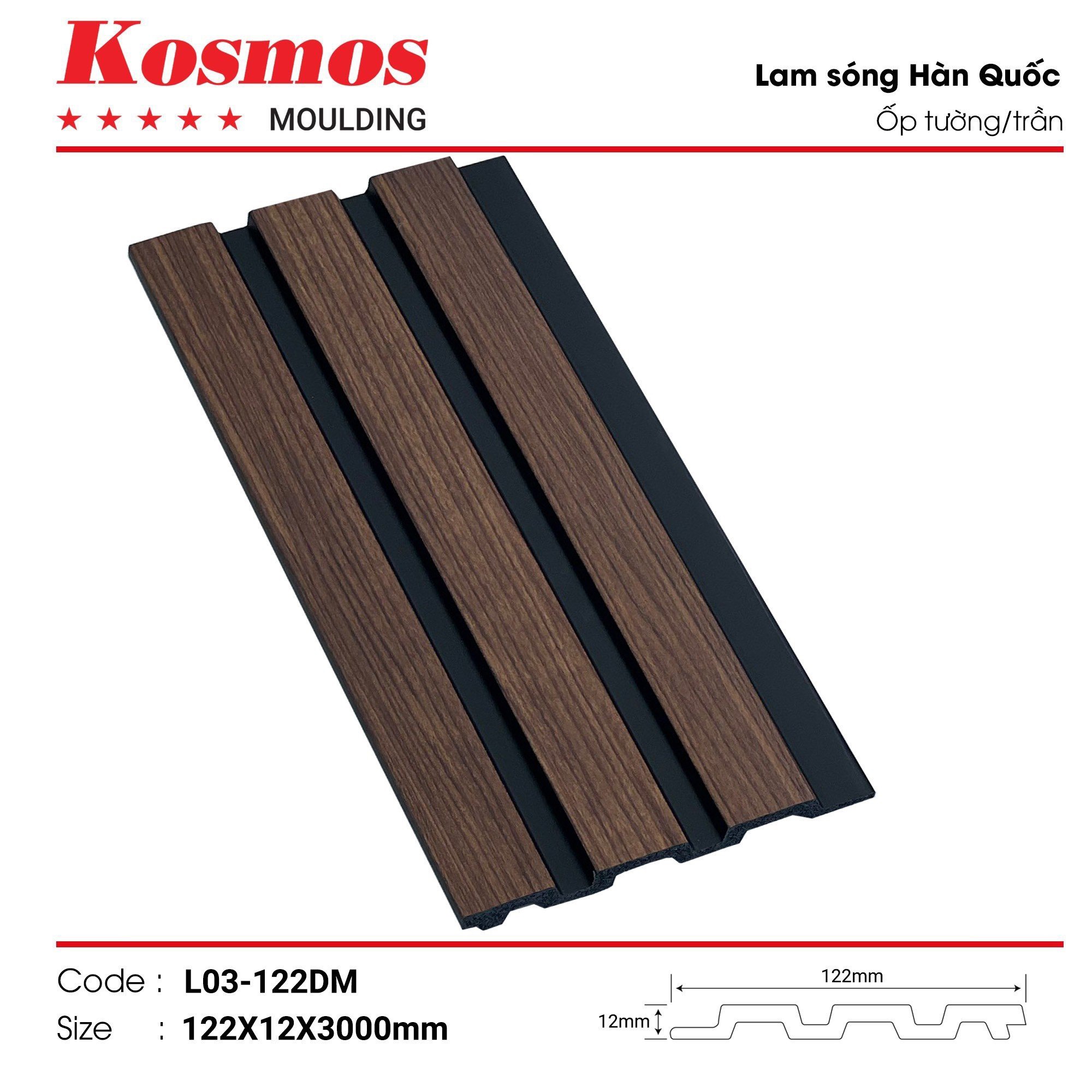 L03-122DM LAM SÓNG HÀN QUỐC