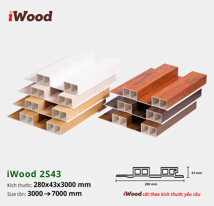 LAM 2 SÓNG IWOOD 2S43-2