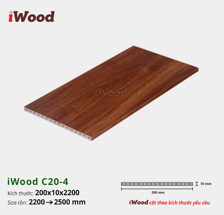 MẶT ĐỨNG CẦU THANG IWOOD C20-4