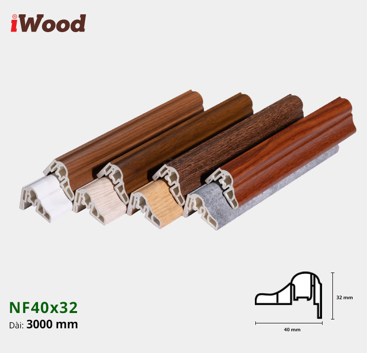 PK NẸP NẸP CỬA F40 IWOOD NF40X32