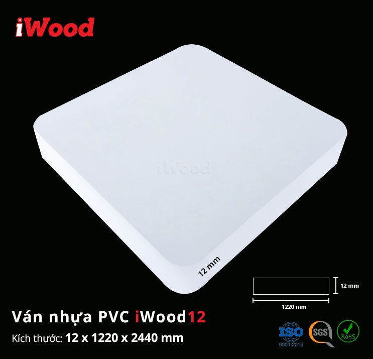 Ván nhựa PVC IWOOD 12MM