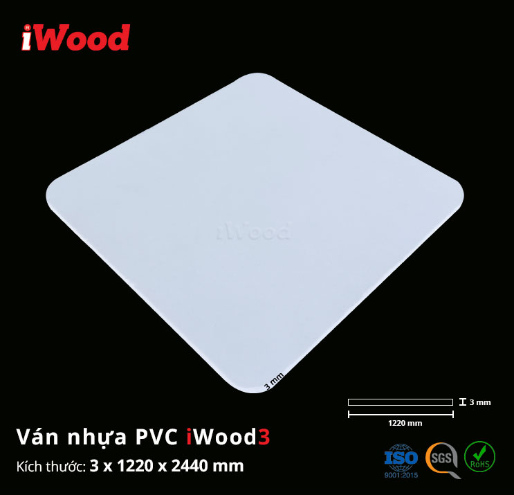 Ván nhựa PVC IWOOD 3MM