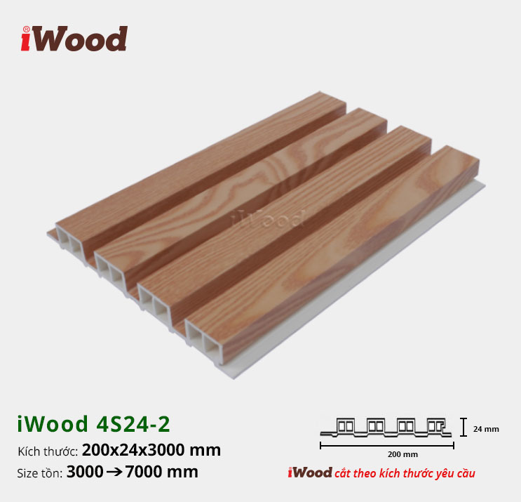 LAM 4 SÓNG IWOOD 4S24-2