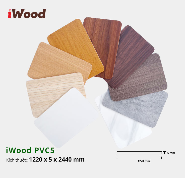 TẤM ỐP PVC IWOOD PVC5-20