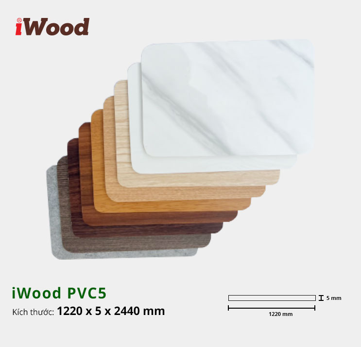 TẤM ỐP PVC IWOOD PVC5-