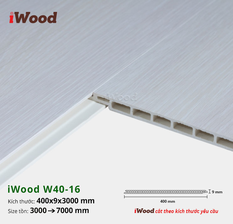 TẤM ỐP NANO IWOOD W40-16