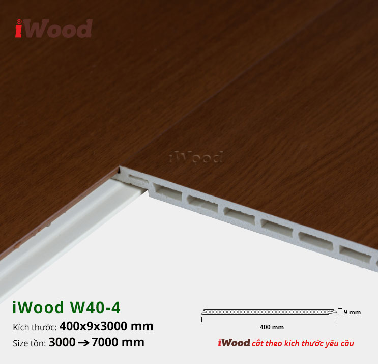 TẤM ỐP NANO IWOOD W40-4