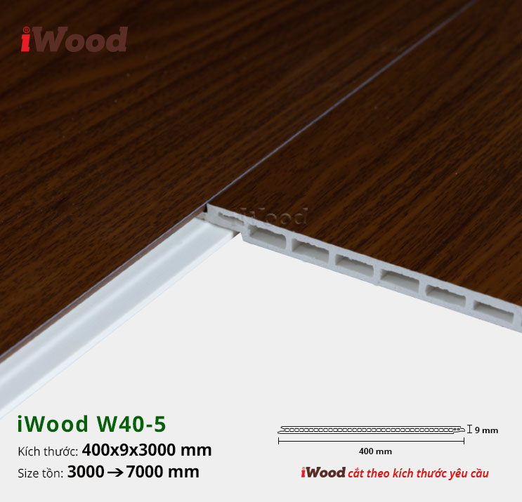 TẤM ỐP NANO IWOOD W40-5