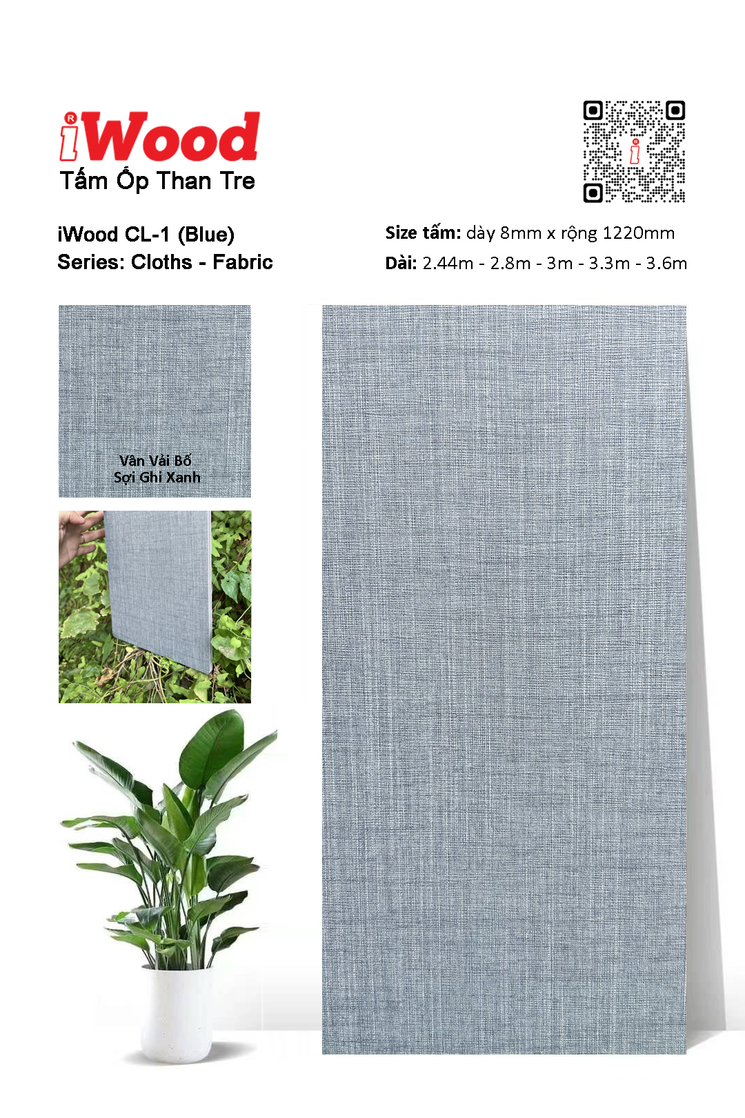 TẤM ỐP THAN TRE IWOOD CL-1