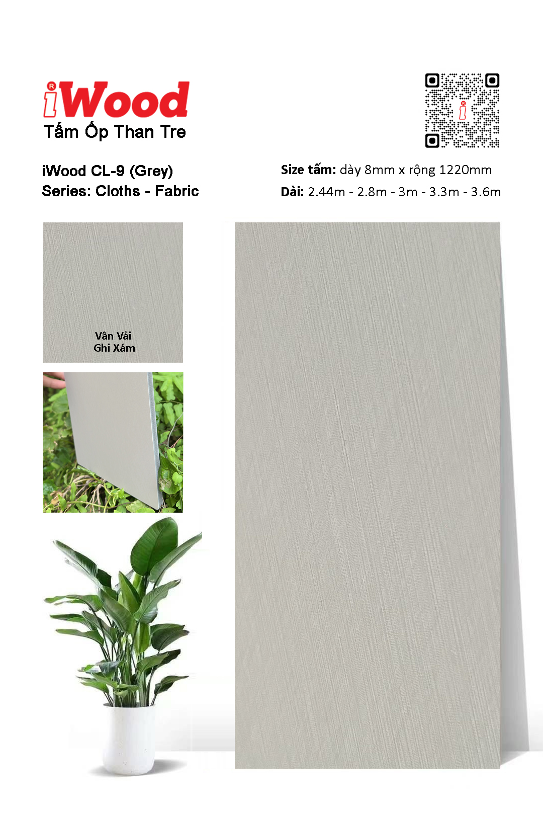 TẤM ỐP THAN TRE IWOOD CL-9