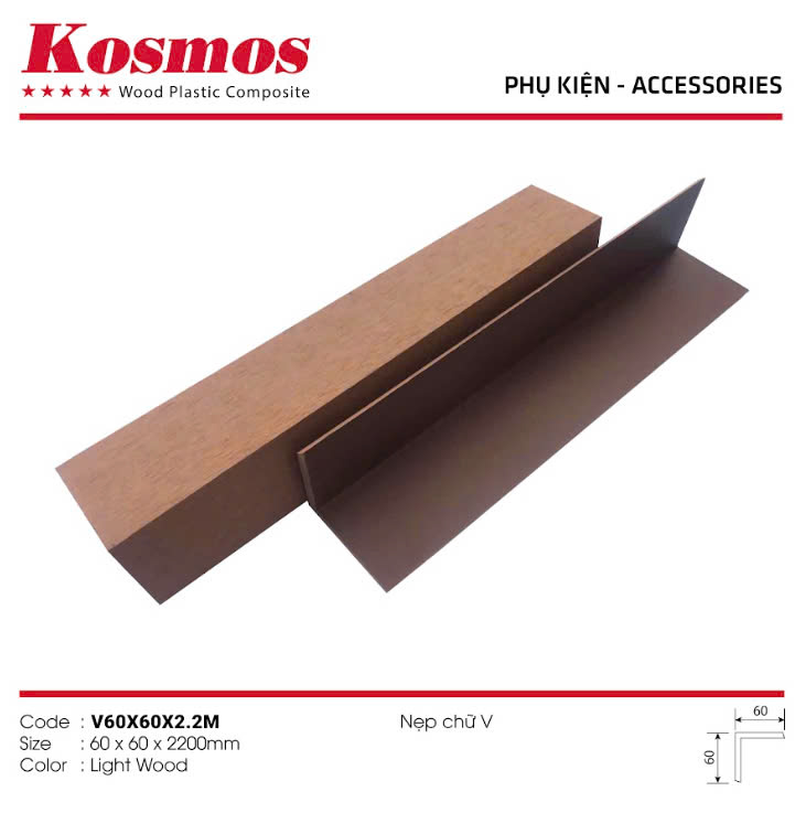 V60x60 – Light Wood THANH NÉP GÓC NGOÀI